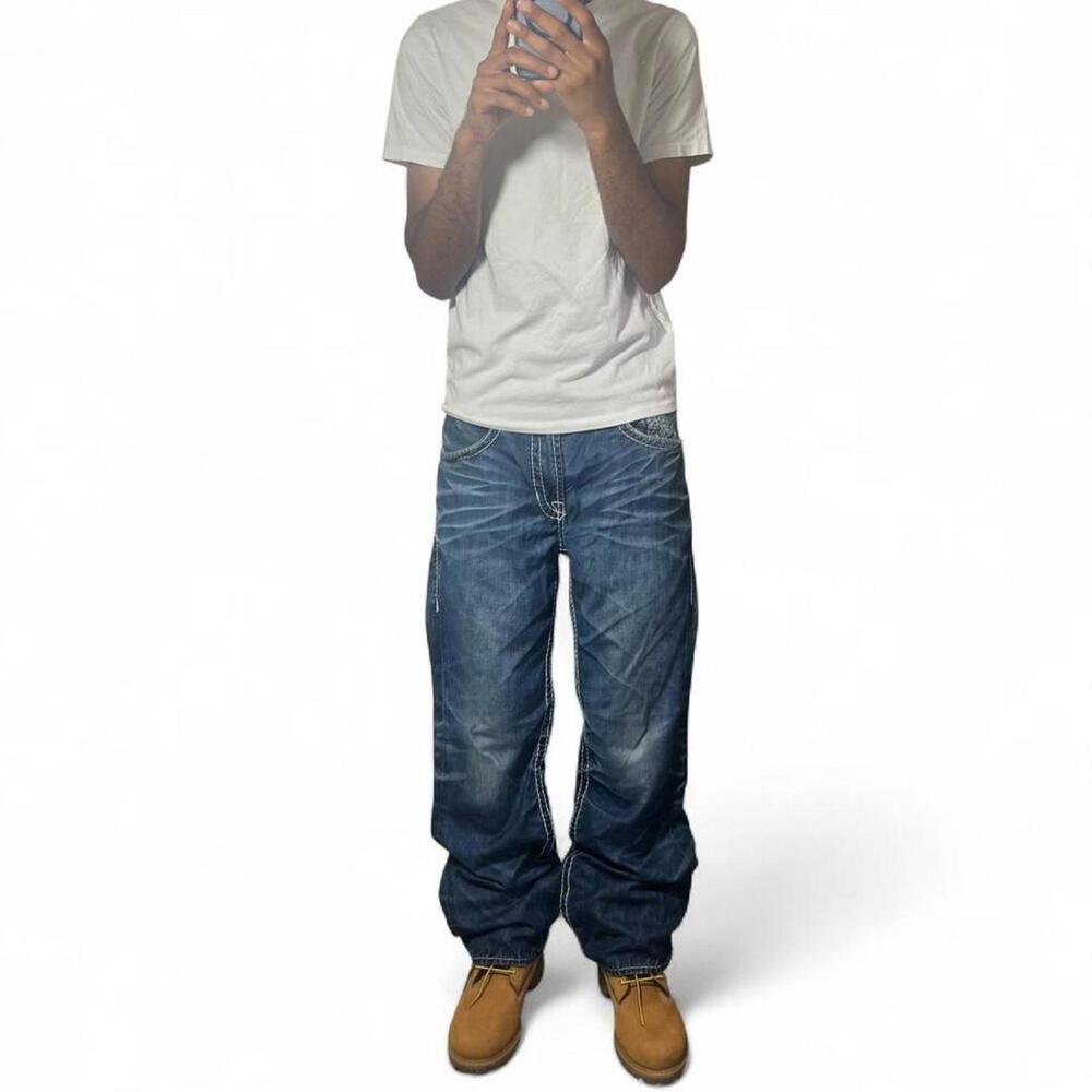 Vintage Big Star Faded Whisker Pioneer Bootcut Jeans